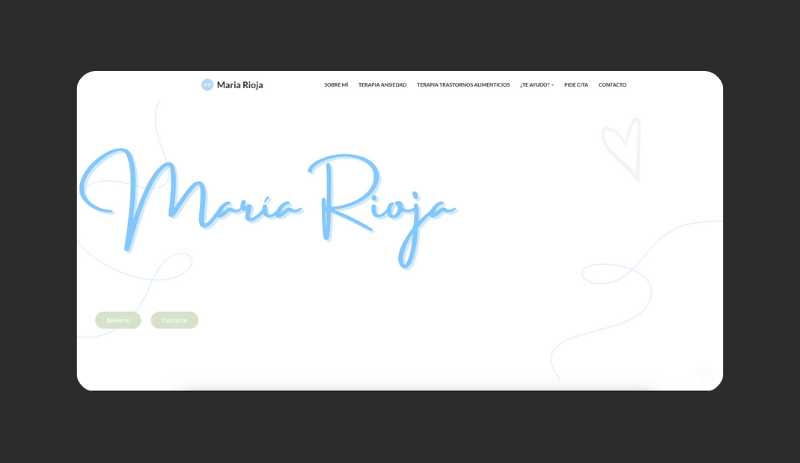 Psychologist Website - Detail 1
