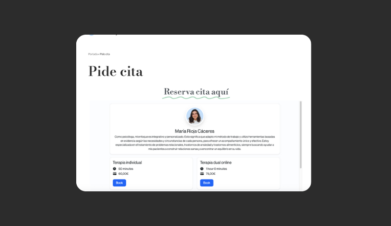 Psychologist Website - Detail 2
